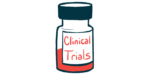 GeneTAC | Friedreich's Ataxia News | illustration of bottle with Clinical Trials label