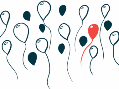 An illustration of balloons with red one highlighted.
