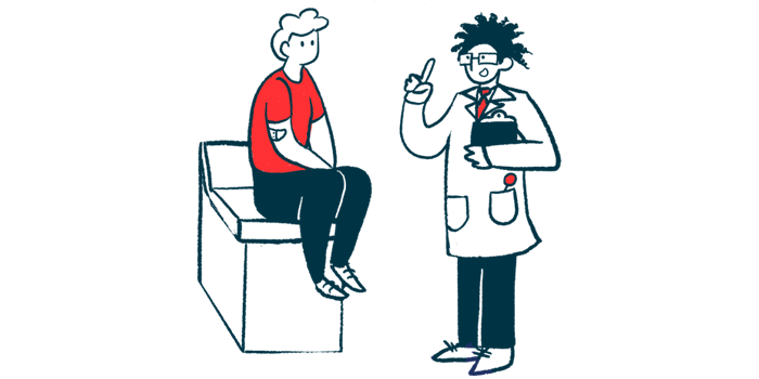 height and weight with FA | Friedreich's Ataxia News | illustration of doctor talking to patient