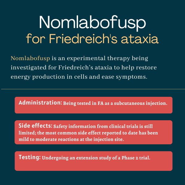 Nomlabofusp for Friedreich's ataxia