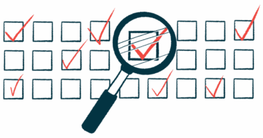 An illustration of a magnifying glass hovering over a checked box on a checklist, with some boxes checked off and others left unchecked.