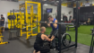 Matt performing adaptive squats